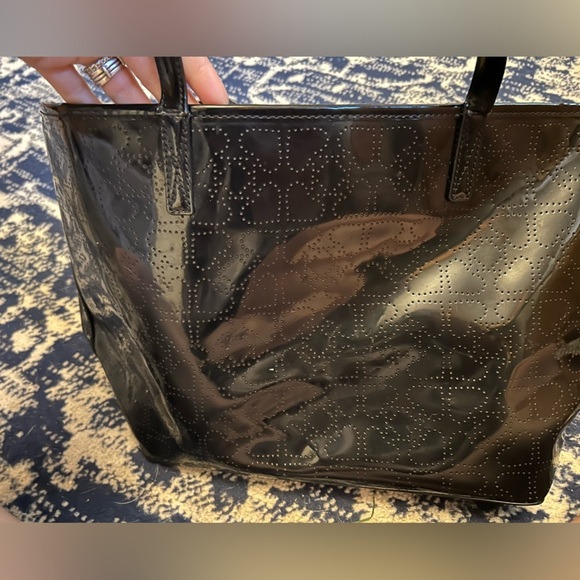 Kate Spade Black Patent Leather Tote Bag - Picture 3 of 7